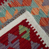 Hand Knotted Afghan Style Kilim Runner 2' 6" x 5' 11" ft / 76 x 180 cm - No. P36970