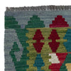 Multi Color ful Flat-Weave Wool Kilim Runner 2' 10" x 9' 10" ft / 87 x 300 cm - No. P36976