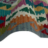 Multi Color ful Flat-Weave Wool Kilim Runner 2' 10" x 9' 10" ft / 87 x 300 cm - No. P36976