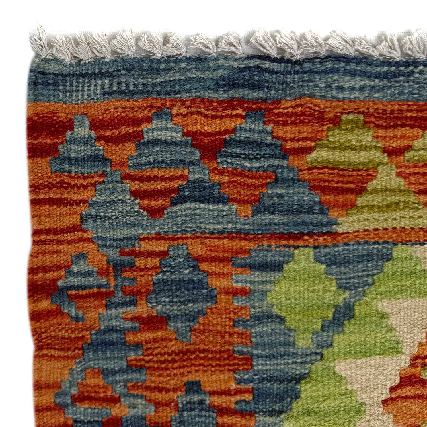 Handmade Vegetable Kilim Runner 2' 5" x 9' 3" ft / 74 x 283 cm - No. P36978