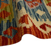 Handmade Vegetable Kilim Runner 2' 5" x 9' 3" ft / 74 x 283 cm - No. P36978