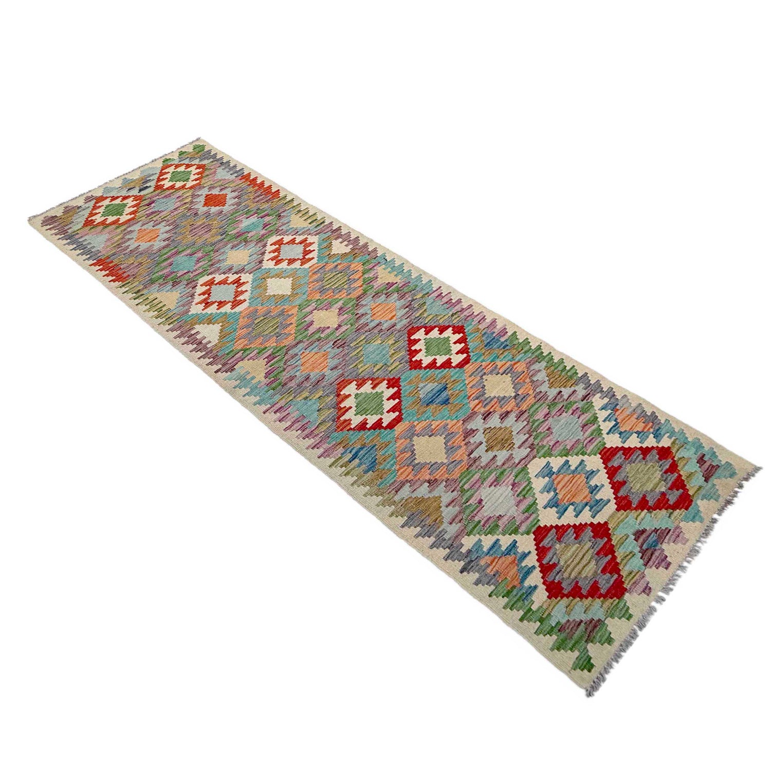 Long Kilim Runner 2' 7" x 9' 8" ft / 80 x 295 cm - No. P36979