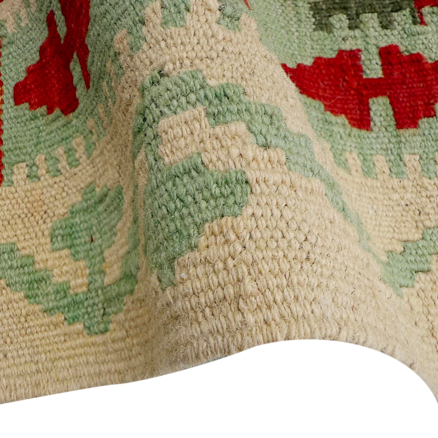 Multi Color ful Flat-Weave Wool Kilim Runner 2' 7" x 9' 6" ft / 80 x 289 cm - No. P36980