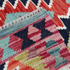 Handmade Turkish Design Wool Kilim Runner 2' 9" x 6' 7" ft / 84 x 200 cm - No. P36993