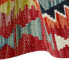 Handmade Turkish Design Wool Kilim Runner 2' 9" x 6' 7" ft / 84 x 200 cm - No. P36993