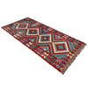 Hand Knotted Flatweave Kilim Runner 2' 7" x 6' 4" ft / 79 x 194 cm - No. P37002