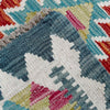 Hand Made Afghan Kilim Runner 2' 7" x 6' 3" ft / 80 x 190 cm - No. P37005