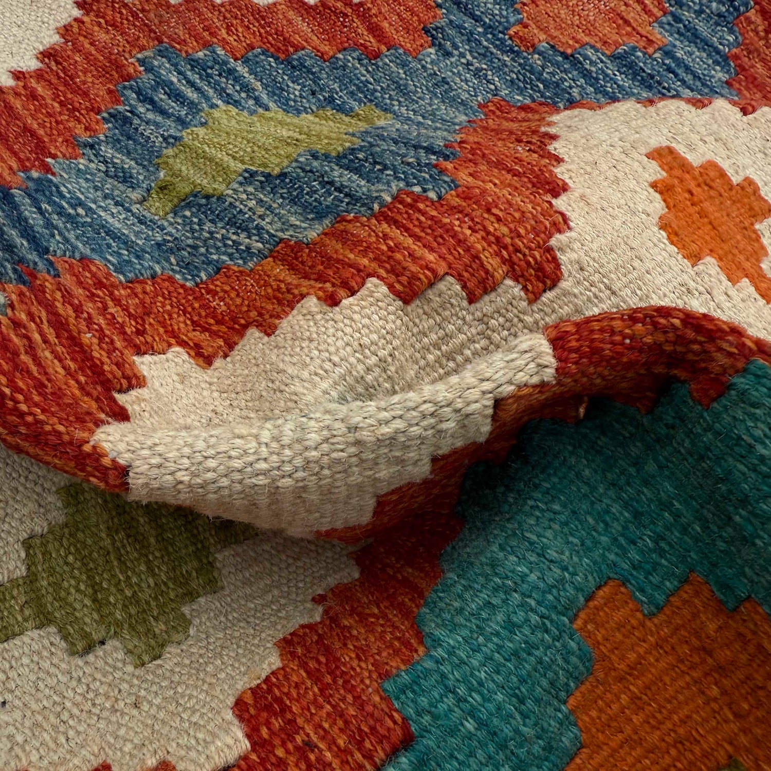 Handmade Vegetable Kilim Runner 2' 7" x 9' 9" ft / 80 x 296 cm - No. P37014