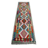 Handmade Vegetable Kelim Runner 2' 6" x 9' 10" ft / 77 x 299 cm - No. P37016