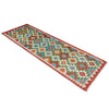 Handmade Vegetable Kilim Runner 2' 9" x 9' 8" ft / 85 x 295 cm - No. P37019