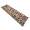 Hand Woven Wool Kelim Runner 2' 9" x 9' 11" ft / 83 x 303 cm - No. P37020