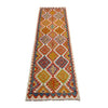 Hand Knotted Flatweave Kilim Runner 2' 9" x 10' 2" ft / 84 x 310 cm - No. P37024