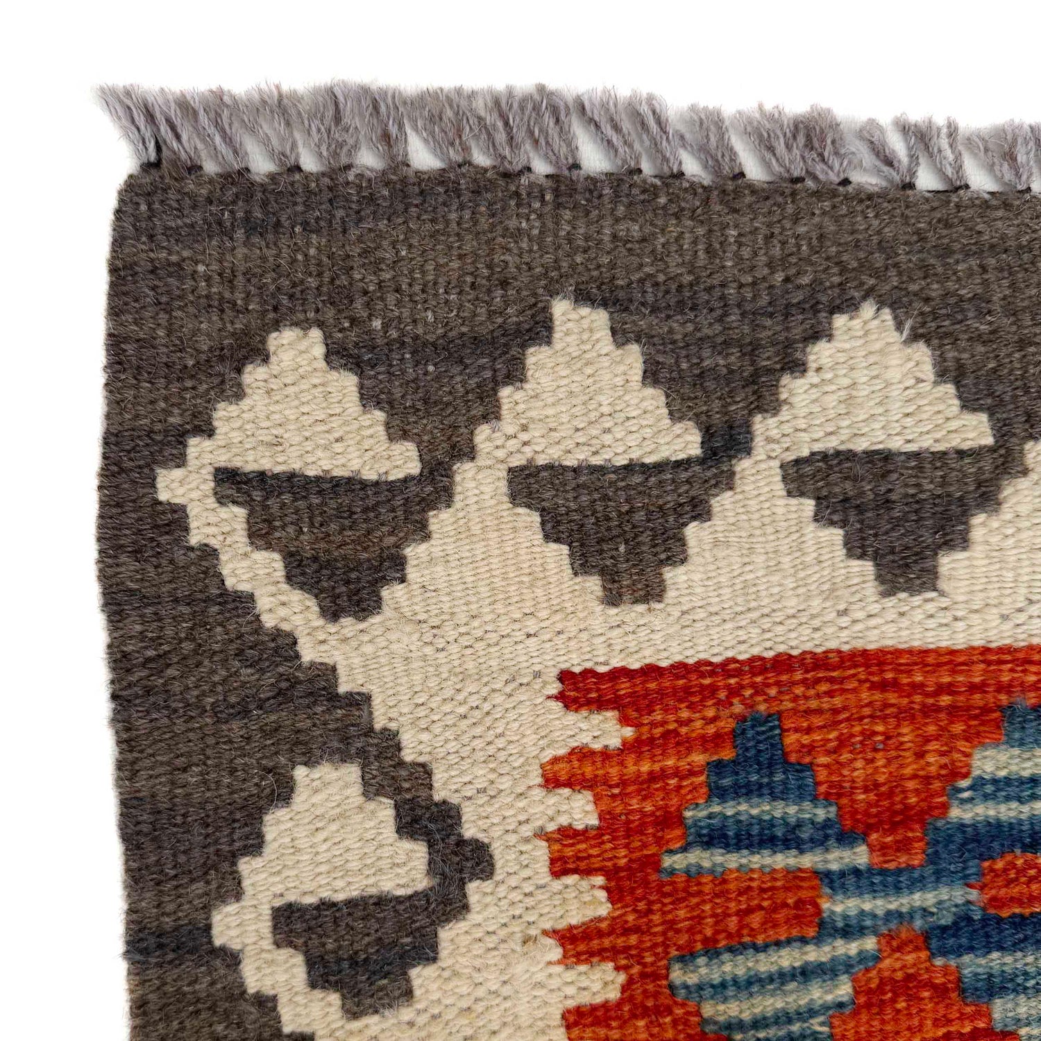 Handmade Afghan Vegetable Kilim Runner 2' 10" x 9' 6" ft / 87 x 290 cm - No. P37030