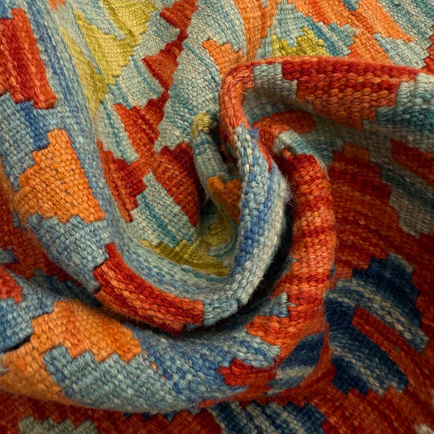 Handmade Afghan Vegetable Kilim Runner 2' 10" x 9' 6" ft / 87 x 290 cm - No. P37030
