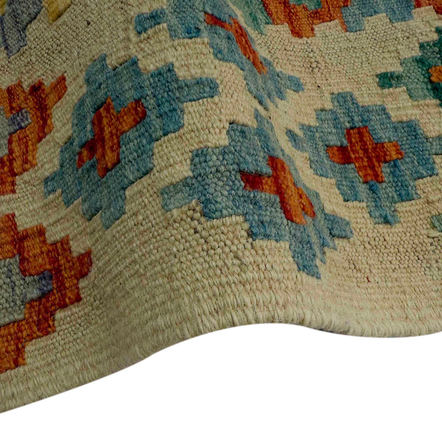 Hand Made Afghan Kilim Runner 2' 7" x 10' 1" ft / 79 x 308 cm - No. P37031