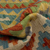 Hand Made Afghan Kilim Runner 2' 7" x 10' 1" ft / 79 x 308 cm - No. P37031
