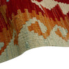 Multi Color ful Flat-Weave Wool Kilim Runner 2' 7" x 9' 11" ft / 79 x 303 cm - No. P37033