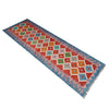 Handmade Vegetable Kilim Runner 2' 6" x 9' 9" ft / 77 x 297 cm - No. P37034