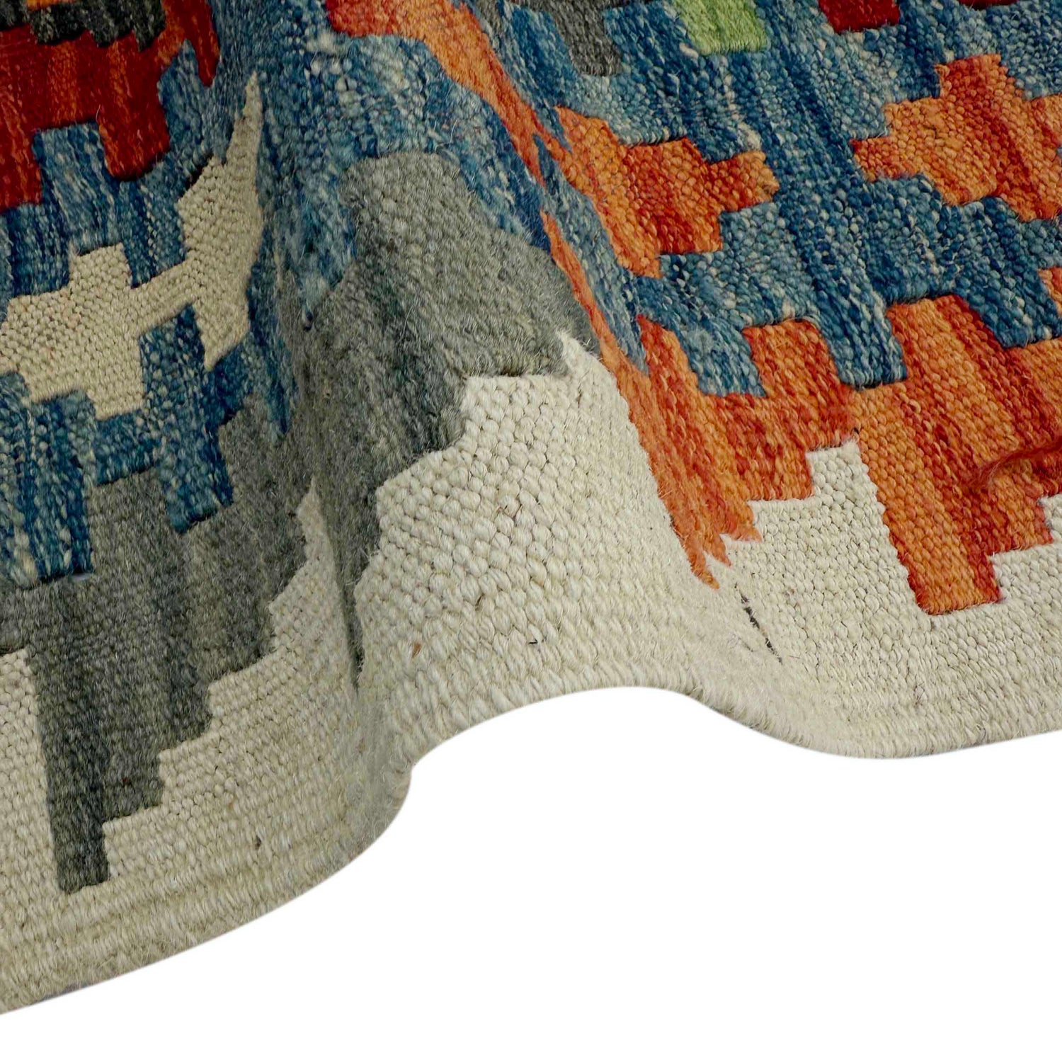 Handmade Vegetable Kelim Runner 2' 7" x 9' 3" ft / 80 x 283 cm - No. P37039