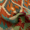 Hand Knotted Afghan Style Kilim Runner 2' 11" x 9' 5" ft / 88 x 288 cm - No. P37042