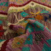 Multi Color ful Flat-Weave Wool Kilim 2' 7" x 3' 11" ft / 78 x 119 cm - No. P37047