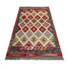 Handmade Vegetable Kilim 2' 4" x 4' 3" ft / 72 x 129 cm - No. P37050