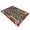 Multi Color ful Flat-Weave Wool Kilim 2' 9" x 4' 2" ft / 84 x 128 cm - No. P37053