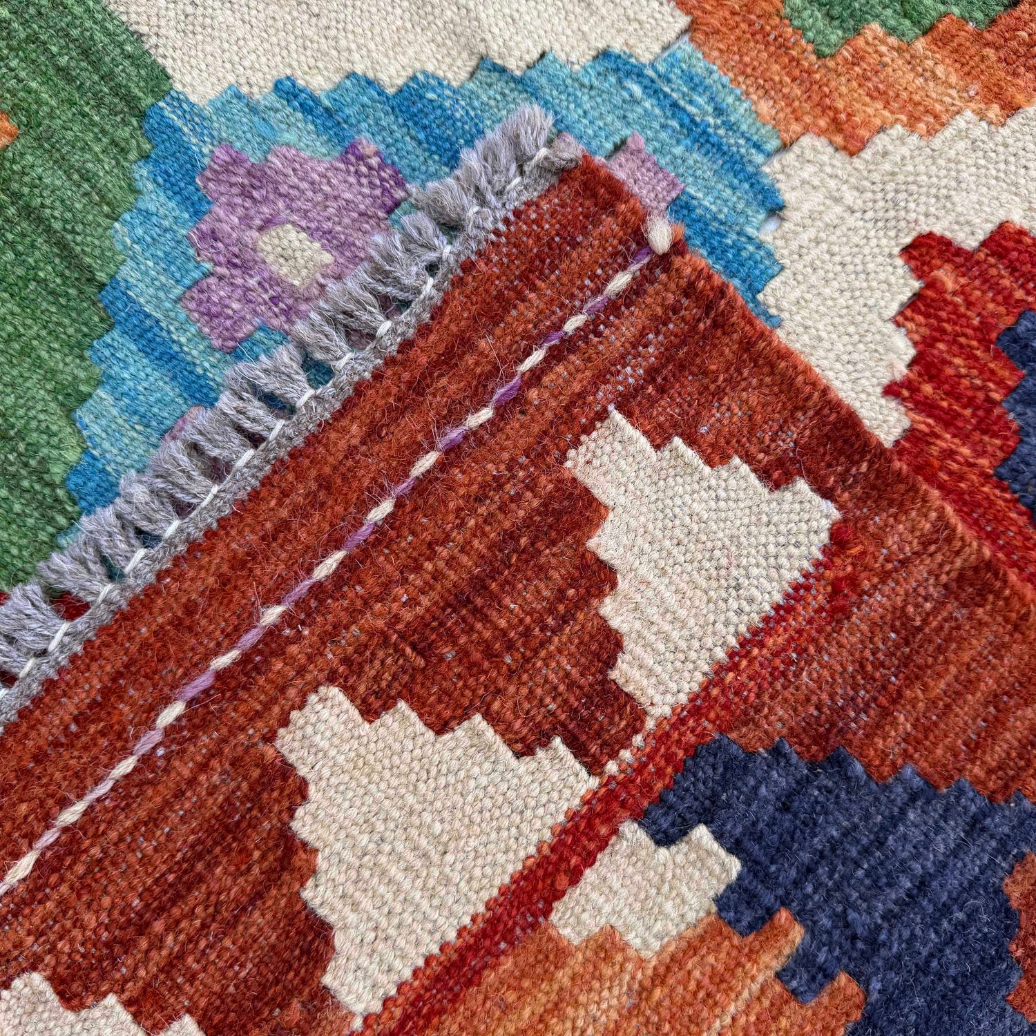 Long Chobi Kilim Runner 2' 7" x 9' 6" ft / 80 x 289 cm - No. P37055