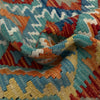 Handmade Turkish Design Wool Kilim Runner 2' 9" x 9' 9" ft / 84 x 298 cm - No. P37059