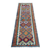 Hand Knotted Flatweave Kilim Runner 2' 9" x 9' 11" ft / 83 x 303 cm - No. P37060