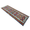 Hand Knotted Flatweave Kilim Runner 2' 9" x 9' 11" ft / 83 x 303 cm - No. P37060
