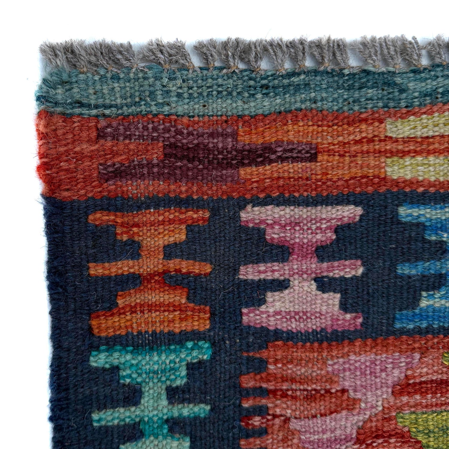 Handmade Vegetable Kelim 2' 5" x 4' 0" ft / 73 x 122 cm - No. P37072