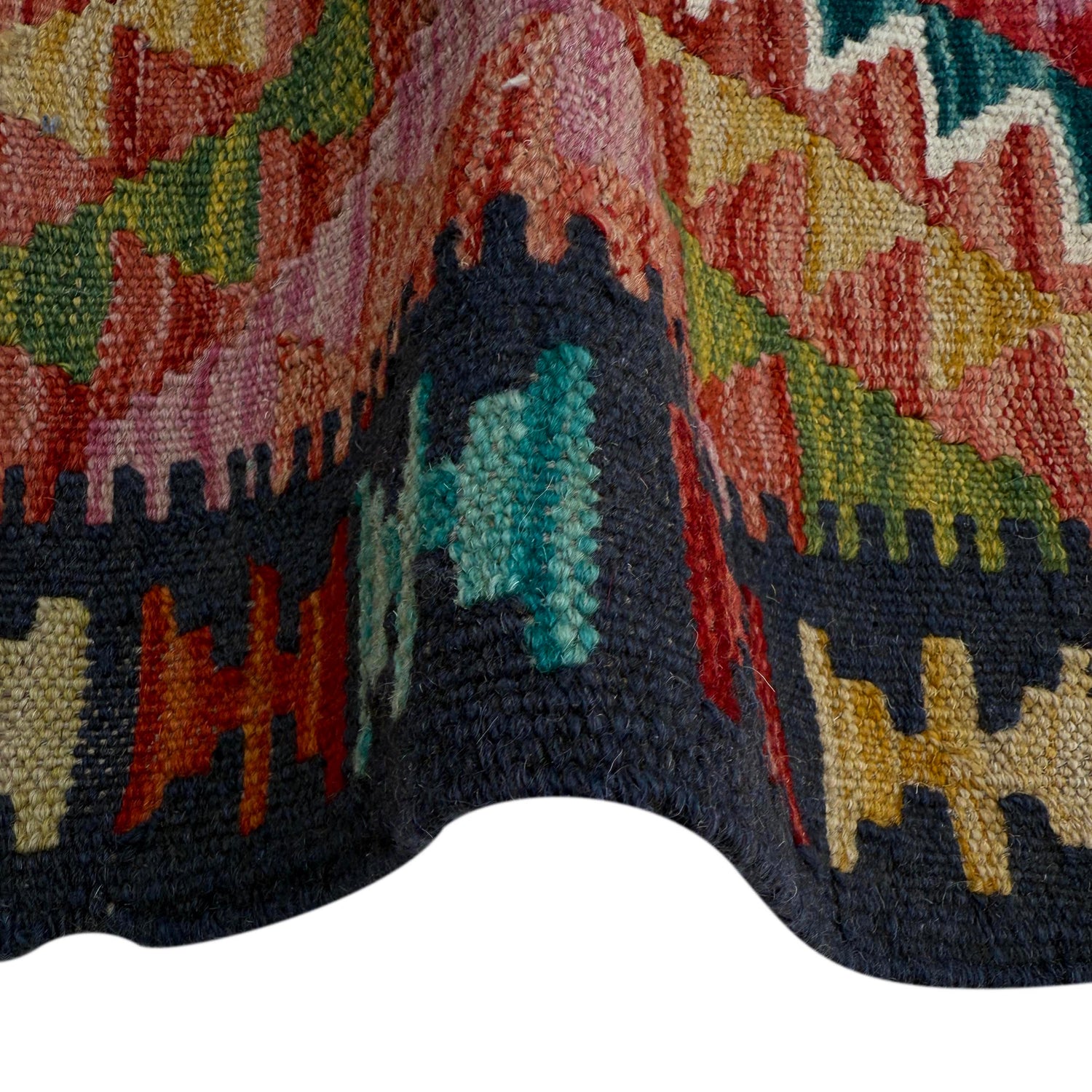 Handmade Vegetable Kelim 2' 5" x 4' 0" ft / 73 x 122 cm - No. P37072