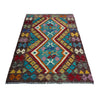Hand Knotted Afghan Style Kilim 2' 7" x 3' 11" ft / 79 x 120 cm - No. P37075
