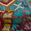 Hand Knotted Afghan Style Kilim 2' 7" x 3' 11" ft / 79 x 120 cm - No. P37075