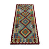 Handmade Vegetable Kilim Runner 2' 6" x 6' 6" ft / 75 x 198 cm - No. P37080