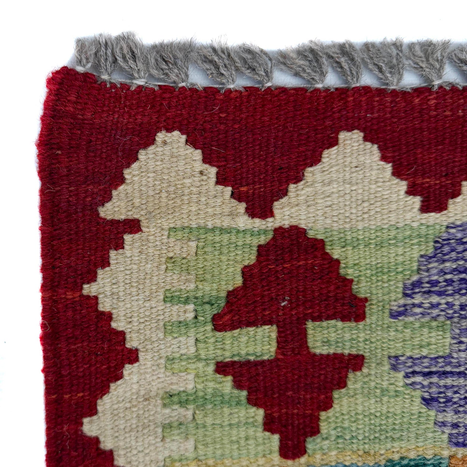Handmade Vegetable Kilim Runner 2' 6" x 6' 6" ft / 75 x 198 cm - No. P37080