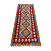 Short Chobi Kilim Runner 2' 5" x 6' 6" ft / 74 x 197 cm - No. P37082