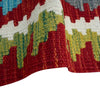 Hand Knotted Afghan Style Kilim Runner 2' 4" x 6' 9" ft / 70 x 207 cm - No. P37088