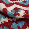 Hand Knotted Afghan Style Kilim Runner 2' 4" x 6' 9" ft / 70 x 207 cm - No. P37088