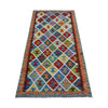 Handmade Turkish Design Wool Kilim Runner 2' 9" x 6' 4" ft / 83 x 194 cm - No. P37090