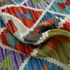 Handmade Turkish Design Wool Kilim Runner 2' 9" x 6' 4" ft / 83 x 194 cm - No. P37090