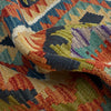 Hand Knotted Flatweave Kilim Runner 2' 7" x 6' 1" ft / 80 x 186 cm - No. P37095