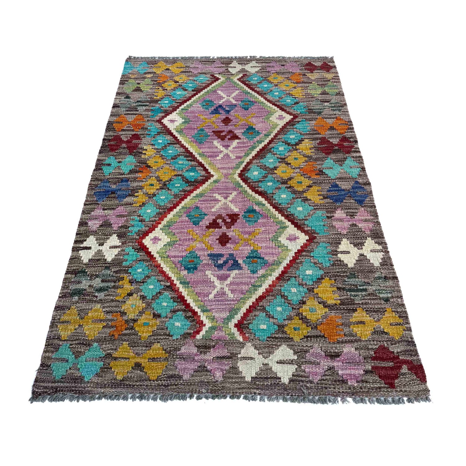 Small Size Chobi Kilim 2' 6" x 4' 1" ft / 77 x 124 cm - No. P37097