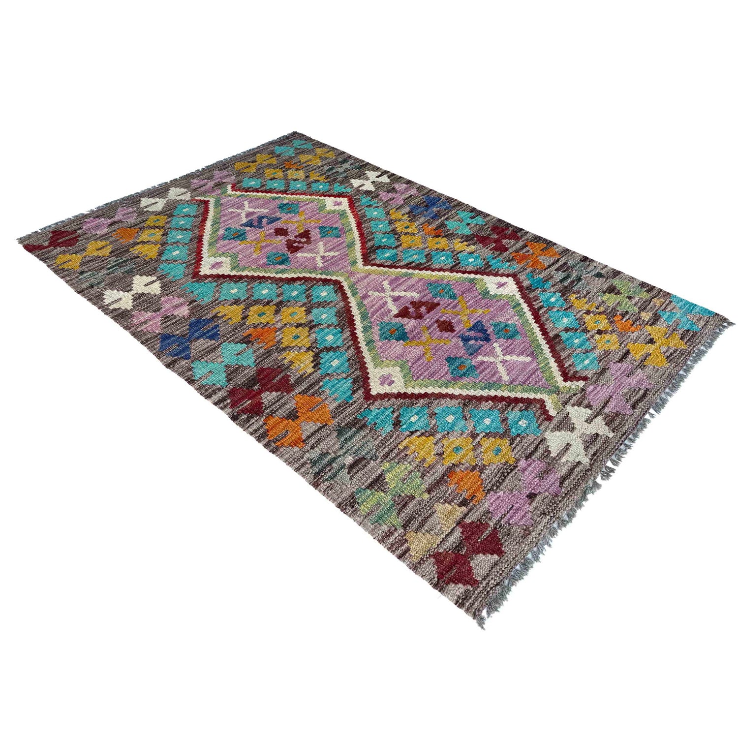 Small Size Chobi Kilim 2' 6" x 4' 1" ft / 77 x 124 cm - No. P37097