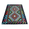 Hand Made Afghan Kilim 2' 10" x 3' 11" ft / 86 x 120 cm - No. P37104
