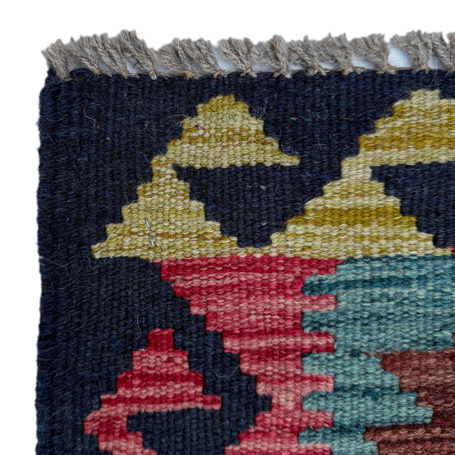 Hand Made Afghan Kilim 2' 10" x 3' 11" ft / 86 x 120 cm - No. P37104
