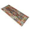 Multi Color ful Flat-Weave Wool Kilim Runner 2' 6" x 6' 5" ft / 75 x 196 cm - No. P37117