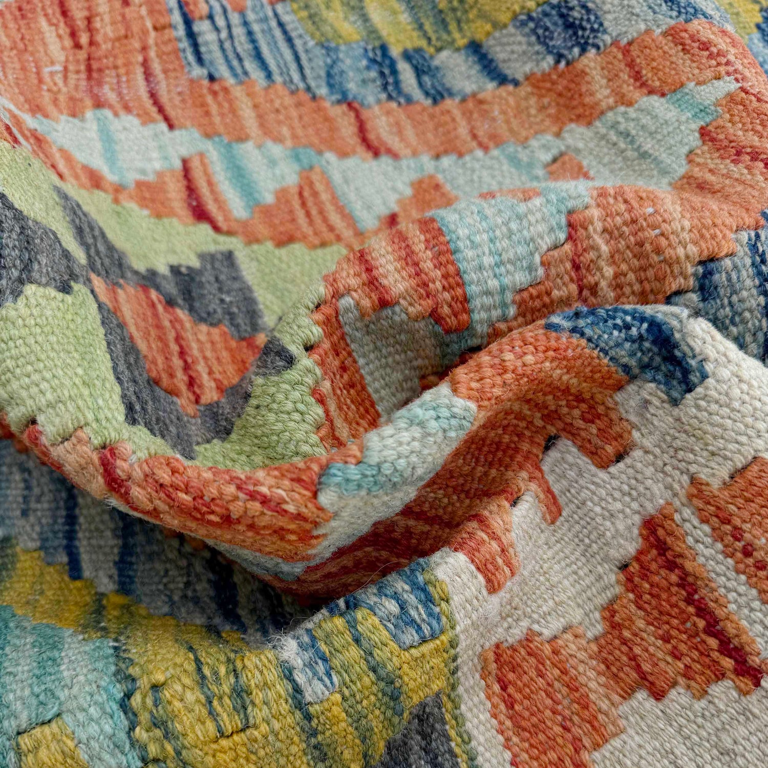 Handmade Vegetable Kelim Runner 2' 5" x 6' 9" ft / 73 x 206 cm - No. P37119