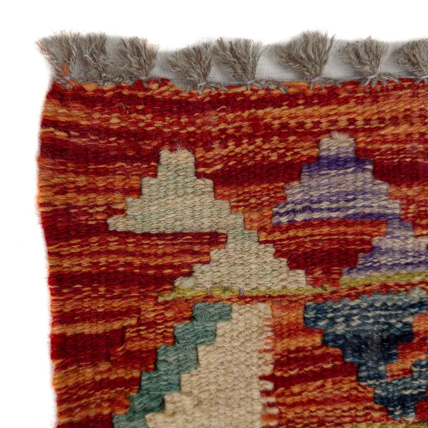 Short Kilim Runner 2' 6" x 6' 8" ft / 75 x 204 cm - No. P37121